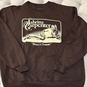 Graphic Brown Sweatshirt